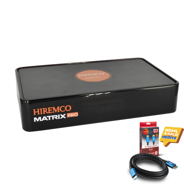 Hiremco Matrix Pro Settop Box Hybrid 4k Android Uydu Alıcısı