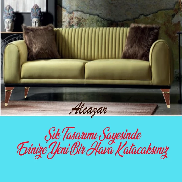 Alcazar Lüks Mobilya Kanepe Tv Ünitesi Koltuk Ayağı Konsol Ayakları 23 Cm Ceviz Altın - Resim 6