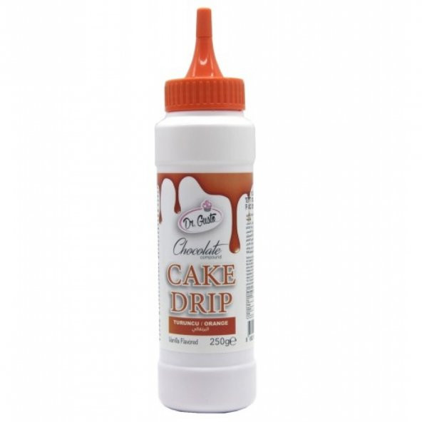 Turuncu Cake Drip Çikolata Sos 250 Gr