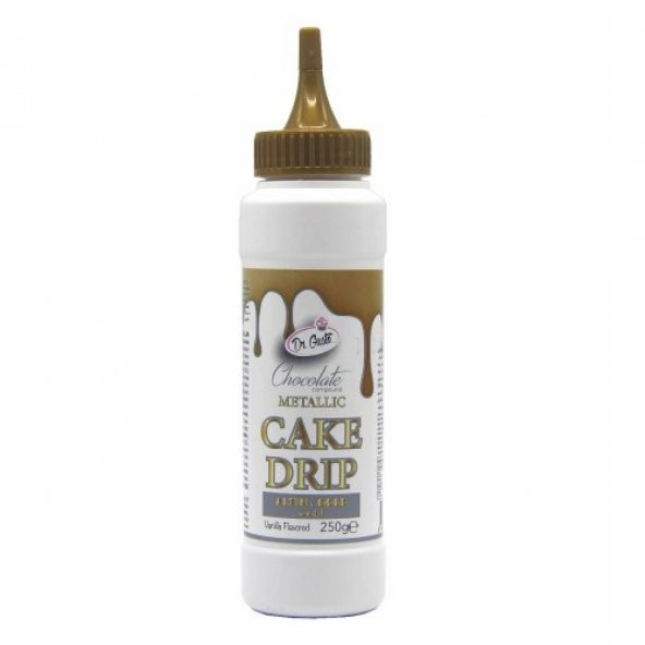 Altın Cake Drip Metalik Çikolata 250 Gr