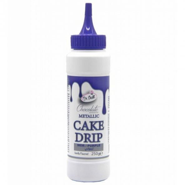 Mavi Cake Drip Metalik Çikolata  Sos 250 Gr