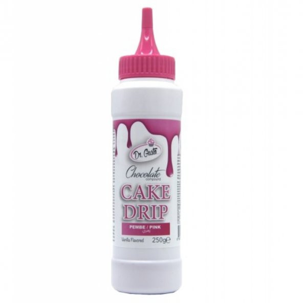 Dr Gusto Pembe Cake Drip Çikolata Sos 250 Gr