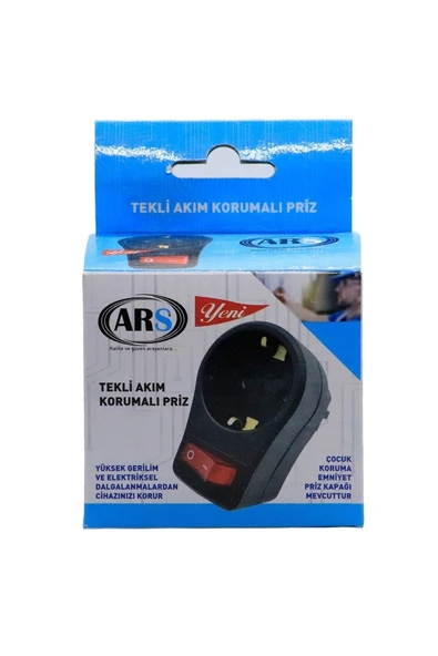 WUVERA Tekli Akım Korumalı Ve Çocuk Korumalı Anahtarlı Priz - 2
