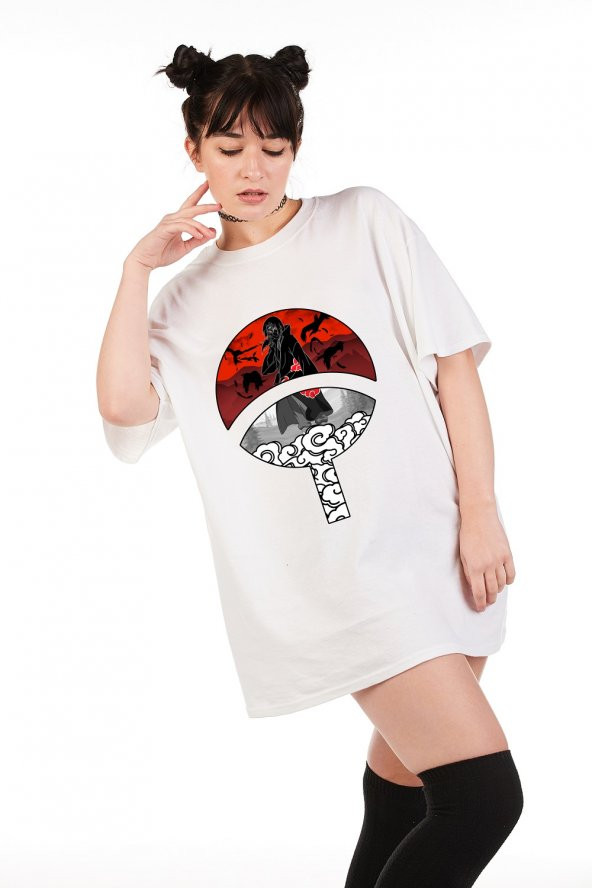 Uchiha Itachi Uchiha Clan Naruto Unisex Oversize T-Shirt