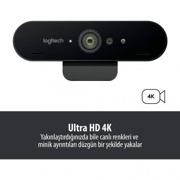 Logitech Brio 4K Ultra HD 960-001106 Mikrofonlu Webcam Outlet - 4