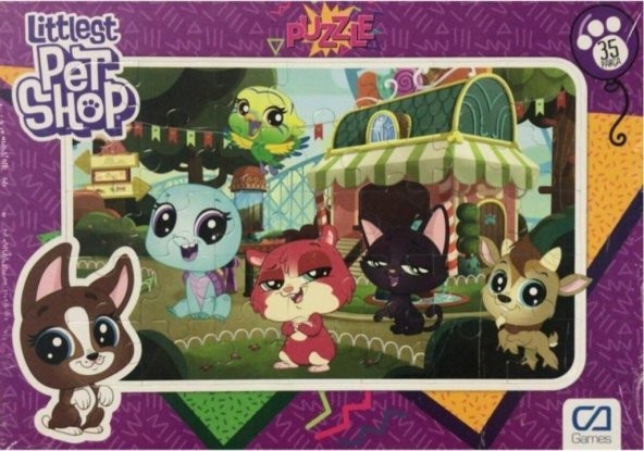 Ca Games Littlest Pet Shop 35 Parça Puzzle