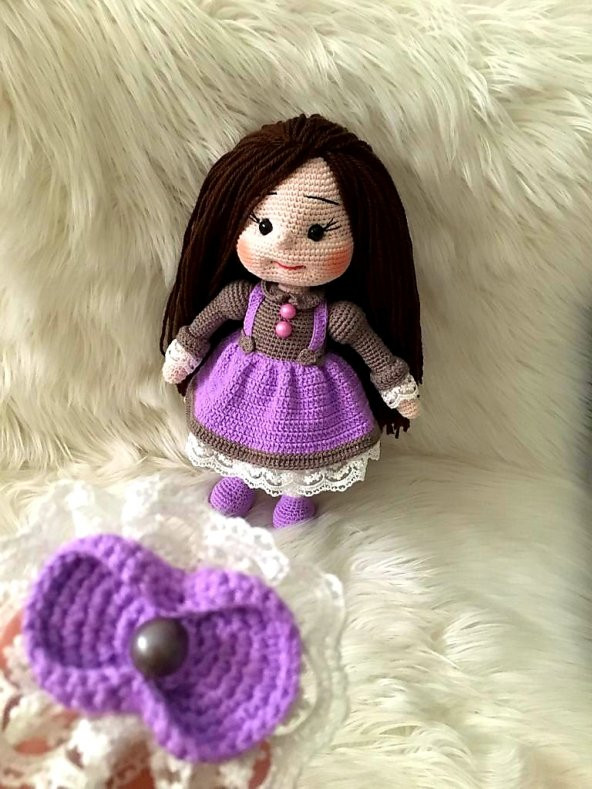 Bade Bebek Amigurumi Organik Oyuncak - 4