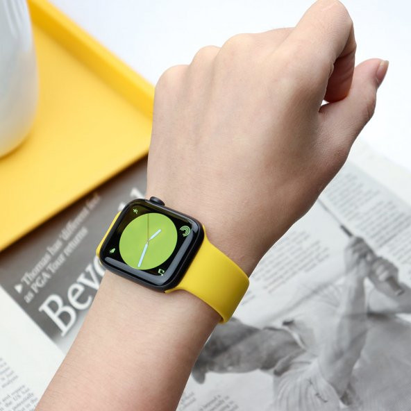 Apple Watch Ultra 8 7 Serisi 44-49mm Akıllı Saatler İle Uyumlu Kaliteli Silikon Kordon