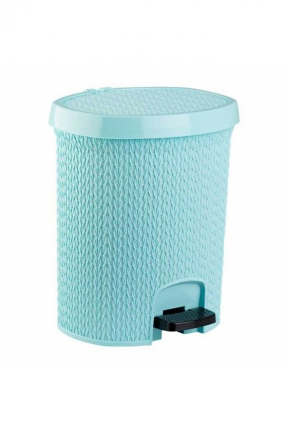 Plastik Örgülü Pedallı Çöp Kovası 5.5 Litre - 2