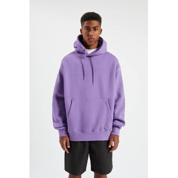 LİLA 3iplik kapşonlu kışlık kapşonlu sweatshirt - 3