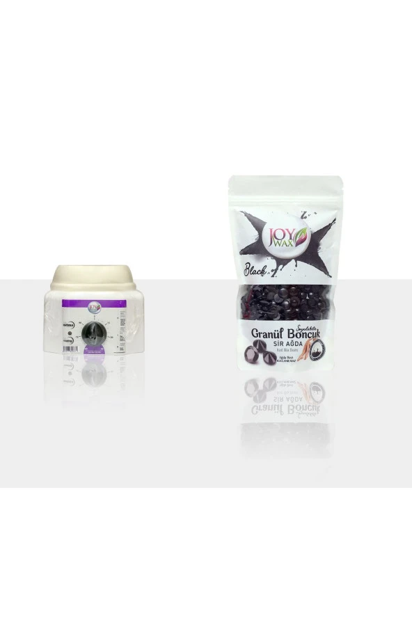 JOYWAX Kalıp Ağda,konserve Ağda Ve Granül Ağda Isıtıcı Kazanı Ve Granül Boncuk Ağda Black 250gr.