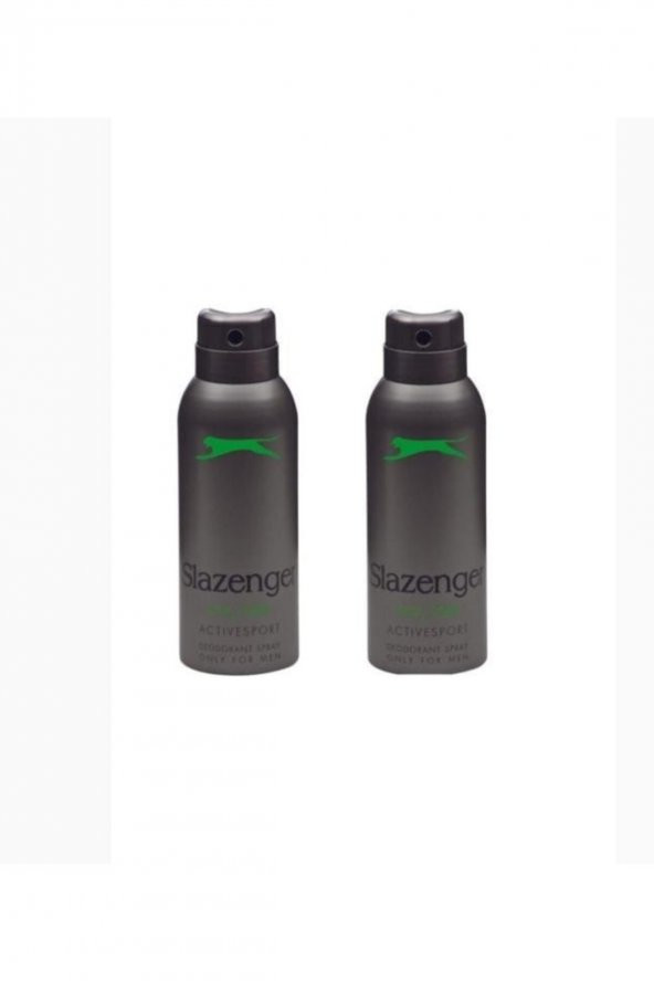 SLAZENGER Active Sport Deodorant Spray For Men Yeşil 150ml 2'li