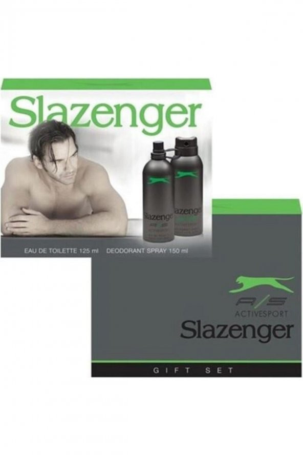 SLAZENGER Activesport Yeşil Erkek Edt 125ml+deo Set