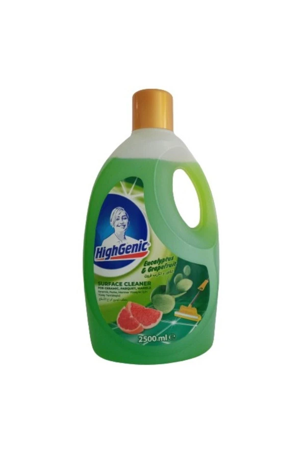 HİGHGENİC Yüzey Temizleyici Okaliptus&greyfurt 2500 ml