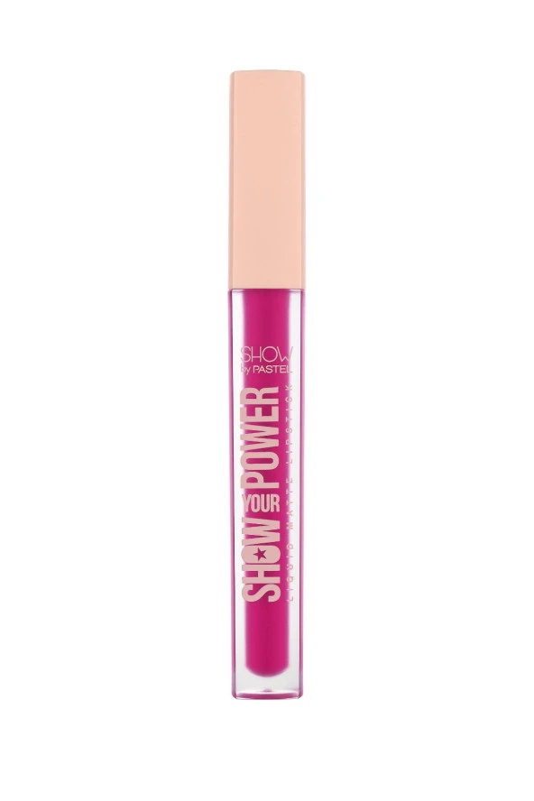 SHOW BY PASTEL Show Your Power Liquid Matte Lipstick - Likit Mat Ruj 608