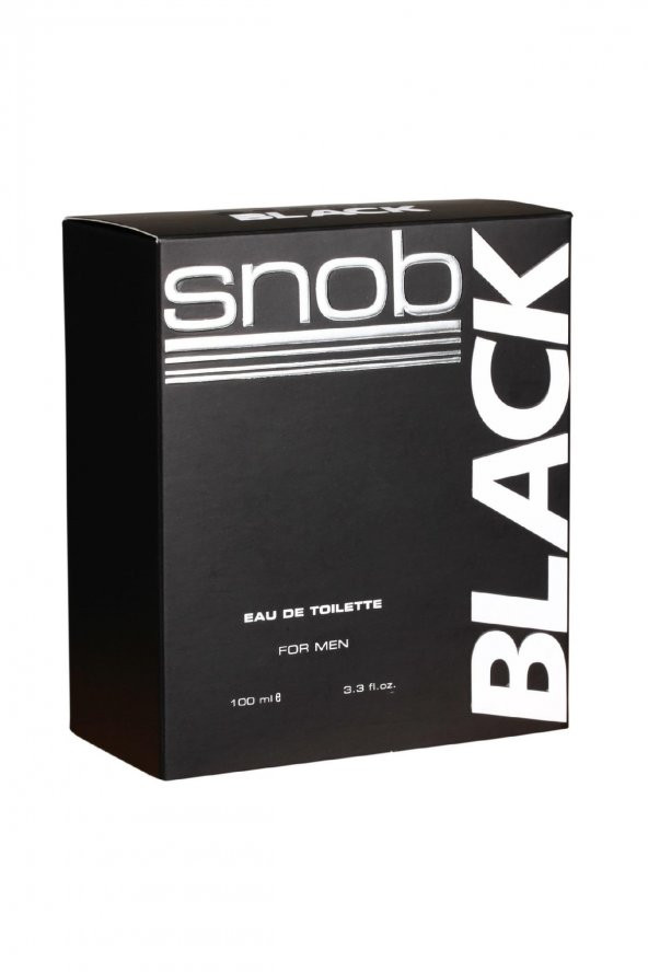 SNOB Parfüm Erkek 100 ml Black