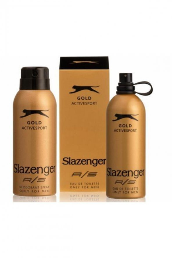 SLAZENGER Parfüm Gold 125 Ml. + Deodorant Gold 150 Ml.