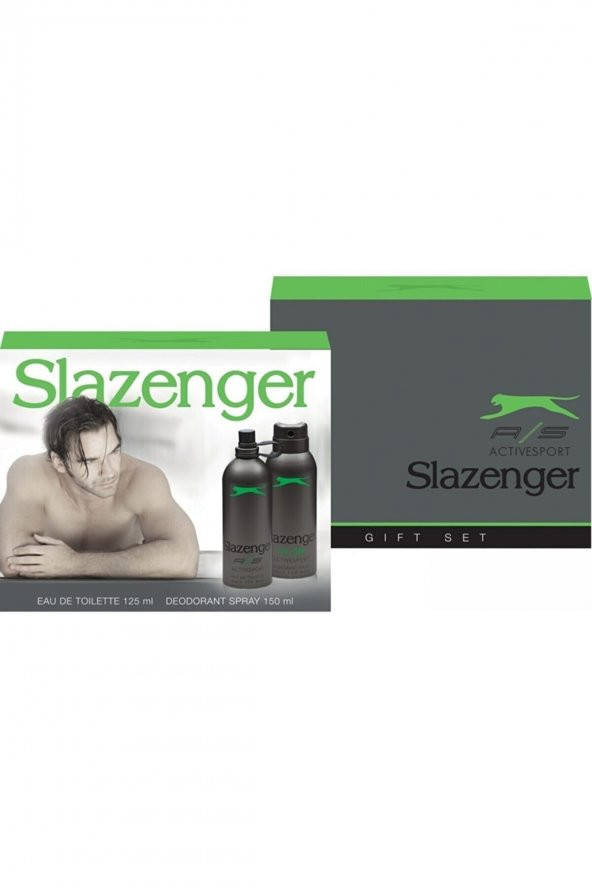 SLAZENGER Edt 125 Ml 150 Ml Erkek Deodorant -yeşil-