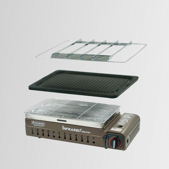 CK-507 Orcamp Portatif Kamp Ocak Izgara - Out 1050 Tencere Seti - 2