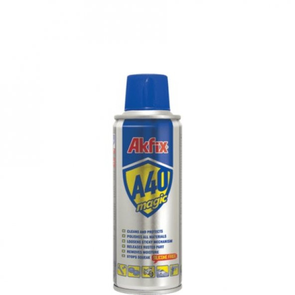 Akfix A40 Yağlayıcı ,Pas Sökücü ,Parlatıcı Ve Temizleyici 200ml