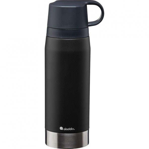 Aladdin CityPark Thermavac Çift Bardaklı Çelik Termos 1.1 LT Black