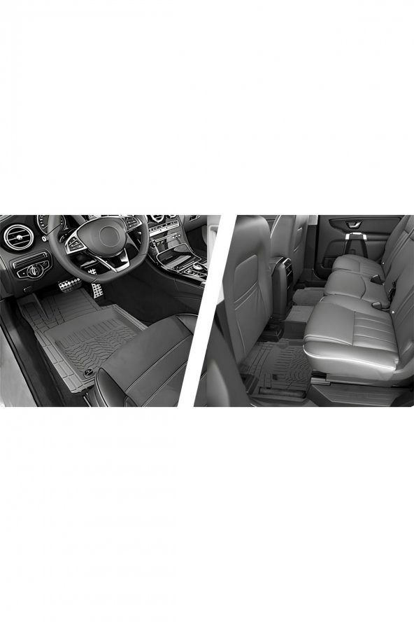 Bmw E90 Uyumlu 3D Havuzlu Paspas Takımı Profesyonel Siyah - 2