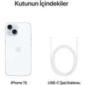 Apple iPhone 15 128 GB Mavi Cep Telefonu (Apple Türkiye Garantili) - 4