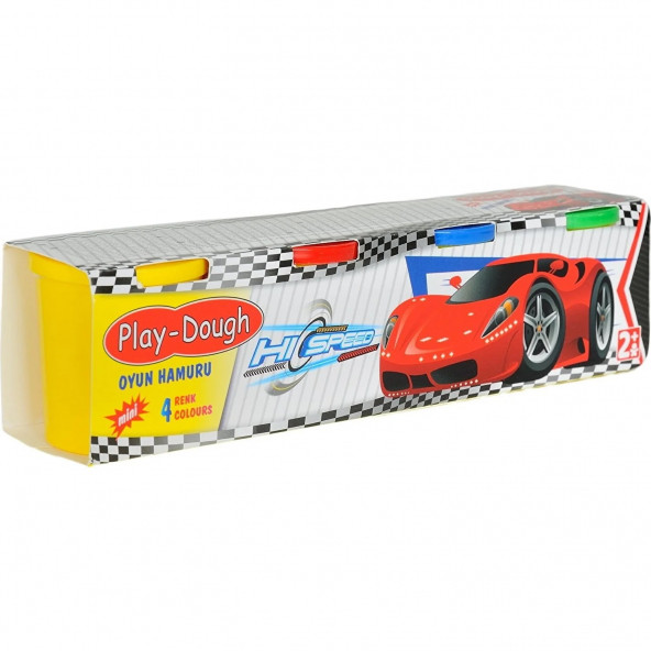 Play Dough 4 Renk Oyun Hamuru