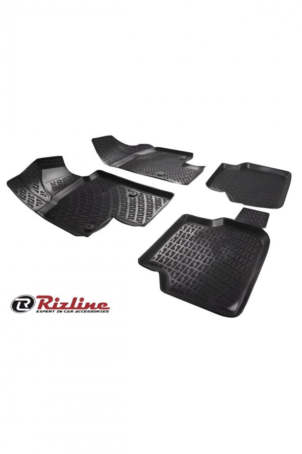 Rizline Renault Megane 1 Siyah 3D Havuzlu Paspas