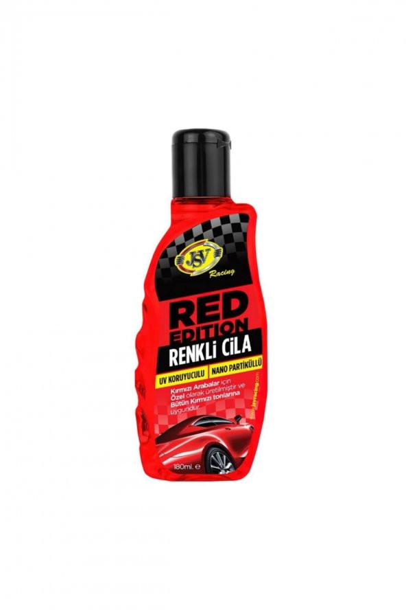 Racing Red Edition Kırmızı Renkli Cila 180 Ml Kırmızı Boyalı Araçlara