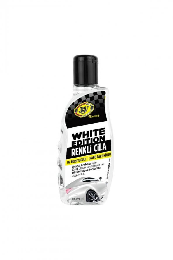 Racing White Edition Beyaz Renkli Cila 180 Ml Beyaz Boyalı Araçlara