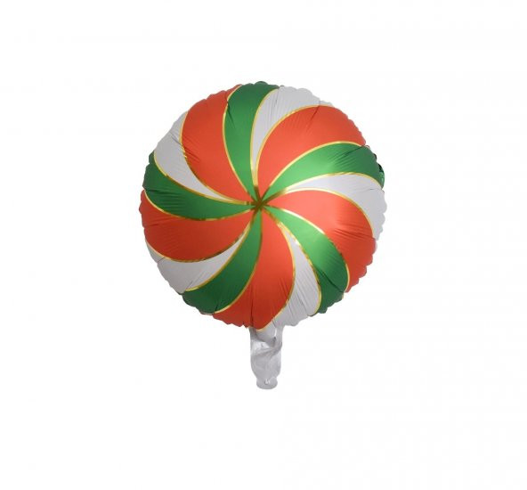 Kırmızı Yeşil Şeker Folyo Balon 18 inç
