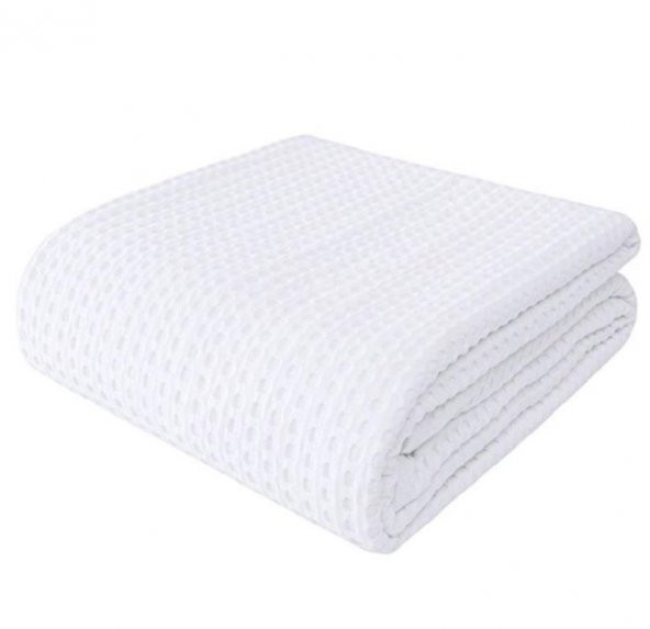 Tek Kişilik Yastıklı Pikeli Yatak Nevresim Takımı Çeyiz Seti 100 Pamuk Beyaz Otel Tipi 63 Tel - 7