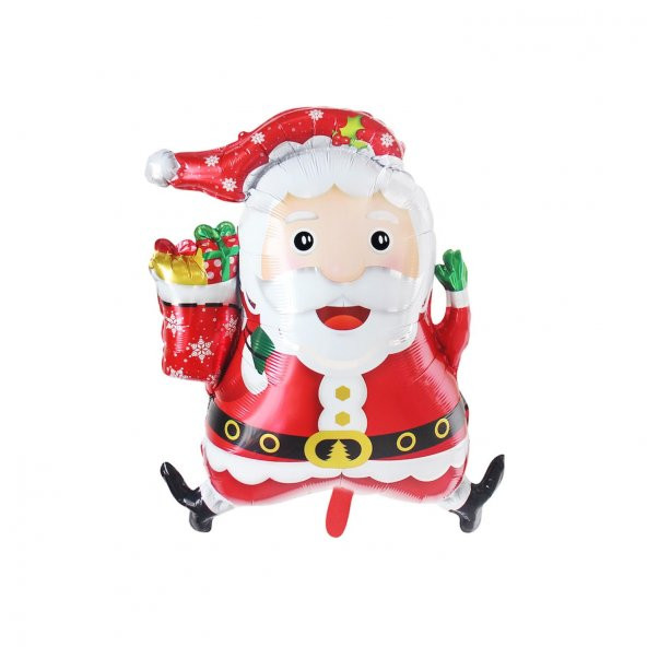 Gülen Noel Baba Folyo Balon 73x63 cm ürün görseli 1