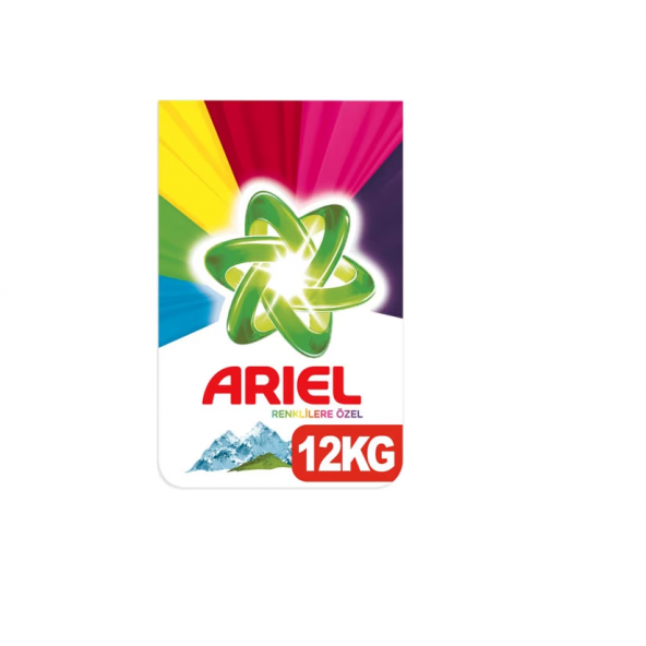 Ariel Dağ Esintisi Renkliler için 12 kg Toz Deterjan - 1