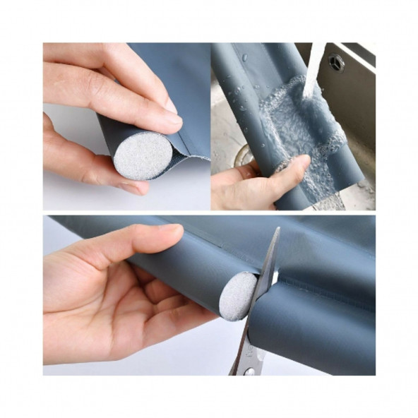 4 Adet Çift Taraflı Kapı Altı Rüzgar Önleyici Ses ve Isı Izolasyon Süngeri - Resim 4