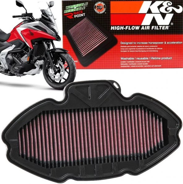 K&N HA-7012 2014-2020 Honda NC 750 X Uyumlu Hava Filtresi - 3