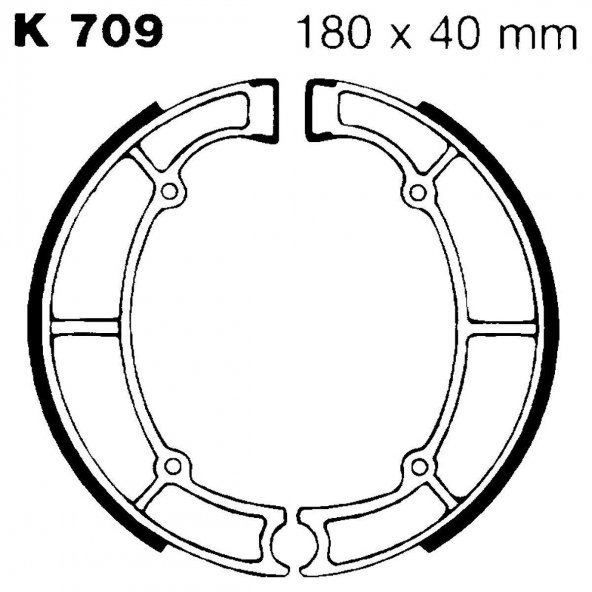 Ebc K709 1996-2006 Kawasaki VN 800 Classic Uyumlu Arka Fren Balatası Yaylı Kampana Set - 2