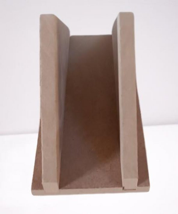 Hobi Adn 90260 Dekoratif Peçetelik Üçgen Ahşap MDF HAM CNC Kesim MODEL El Yapım