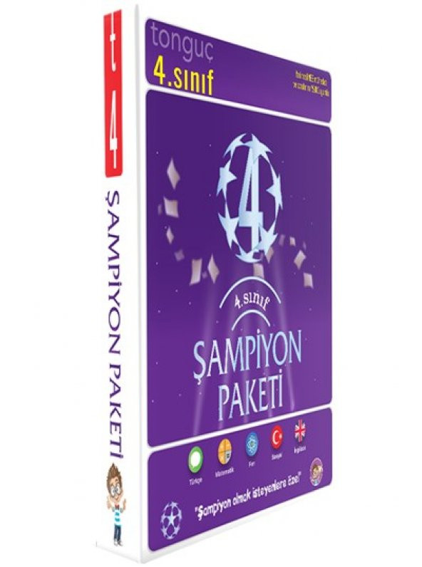 4. Sınıf Şampiyon Paketi - 4 Kitap Tonguç Akademi