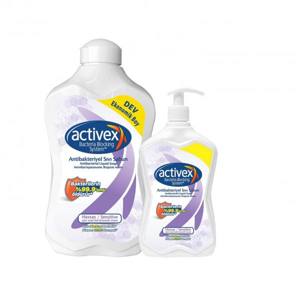 Activex Sıvı Sabun 1 Lt +500 Ml Hassas