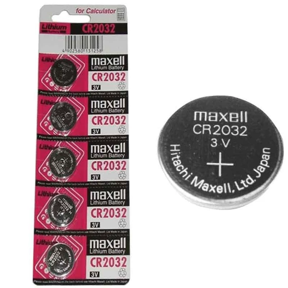 MAXELL CR2032 3 VOLT LİTYUM PARA PİL (5Lİ PAKET)