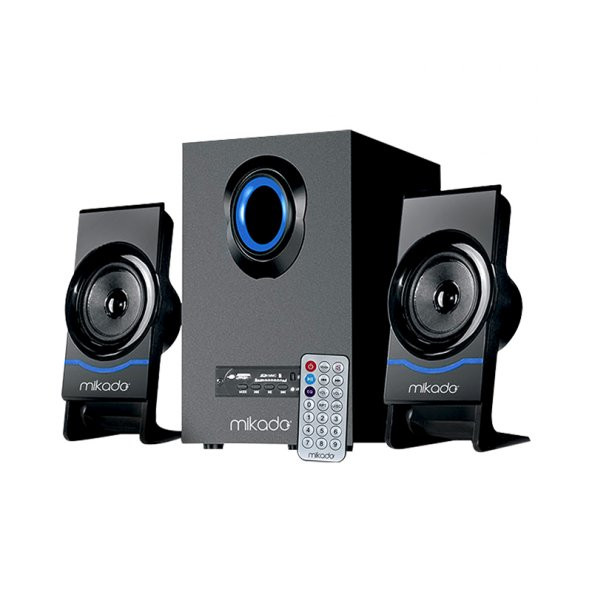 MIKADO MD-1700BT 2+1 SİYAH USB/SD/FM/BT DESTEKLİ HOPARLÖR - SPEAKER