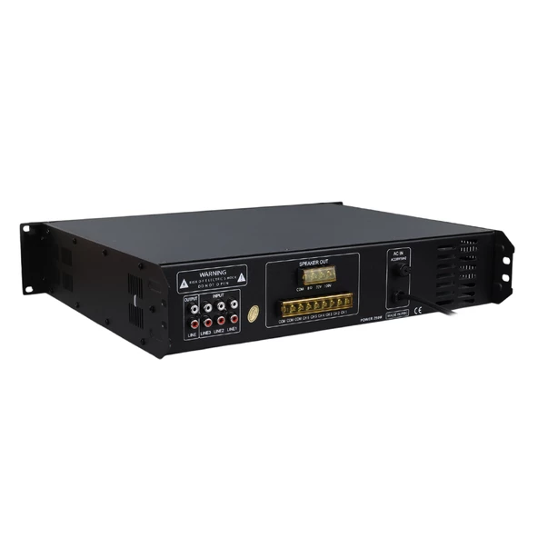 WESTA WM-2250U 250 WATT 100 VOLT USB/MP3/BLUETOOTH 6 BÖLGELİ TRAFOLU MIXER ANFİ - 3