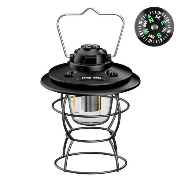 POWERMASTER PM-16042 NOSTALJİK ŞARJLI KAMP LAMBASI FİLAMENT + SMD LEDLİ