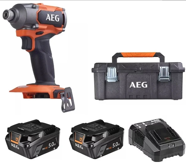 AEG BSS18C3B3-502C Akülü Kömürsüz Darbeli Vidalama - 2