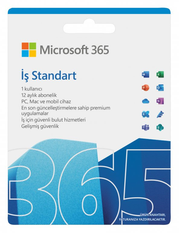 Microsoft 365 İş Stndtelektronik Lisans