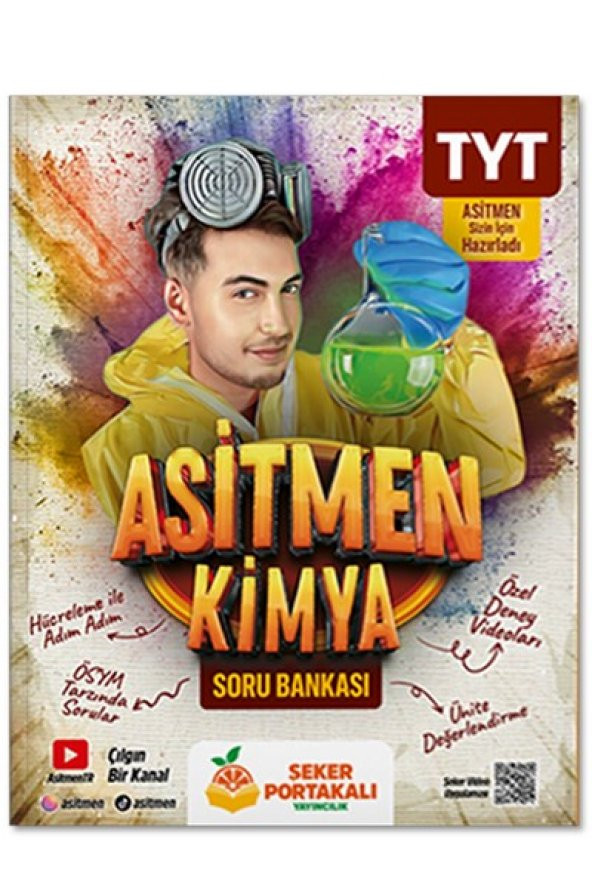 Asitmen TYT Kimya Soru Bankası- Şeker Portakalı Yayıncılık