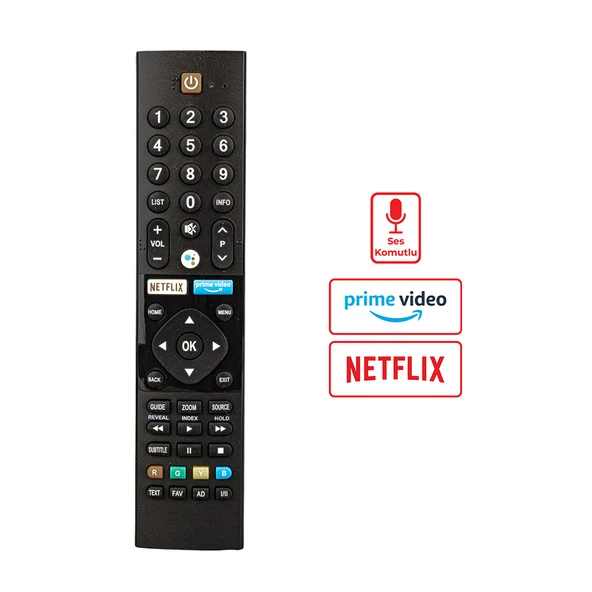 WEKO KL PANASONIC PN-V2 NETFLIX-PRIME VIDEO TUŞLU SES KOMUTLU LCD LED TV KUMANDA