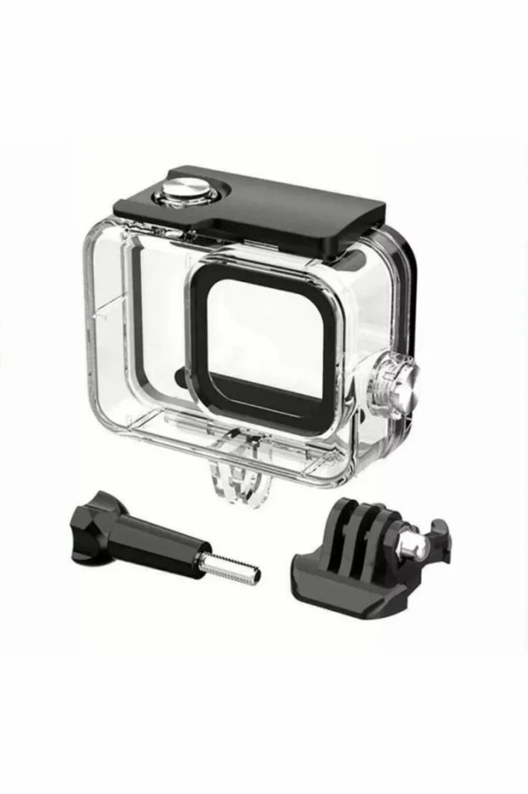 Gopro Hero 12 11 Hero 10 Hero 9 Uyumlu 60 Metre Su Geçirmez Koruyucu Muhafaza Waterproof Housing - 4